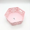 Sunshine Department Store hexagonal storage basket, plastic hollowed-out storage basket, hand-held storage basket Application Scenario